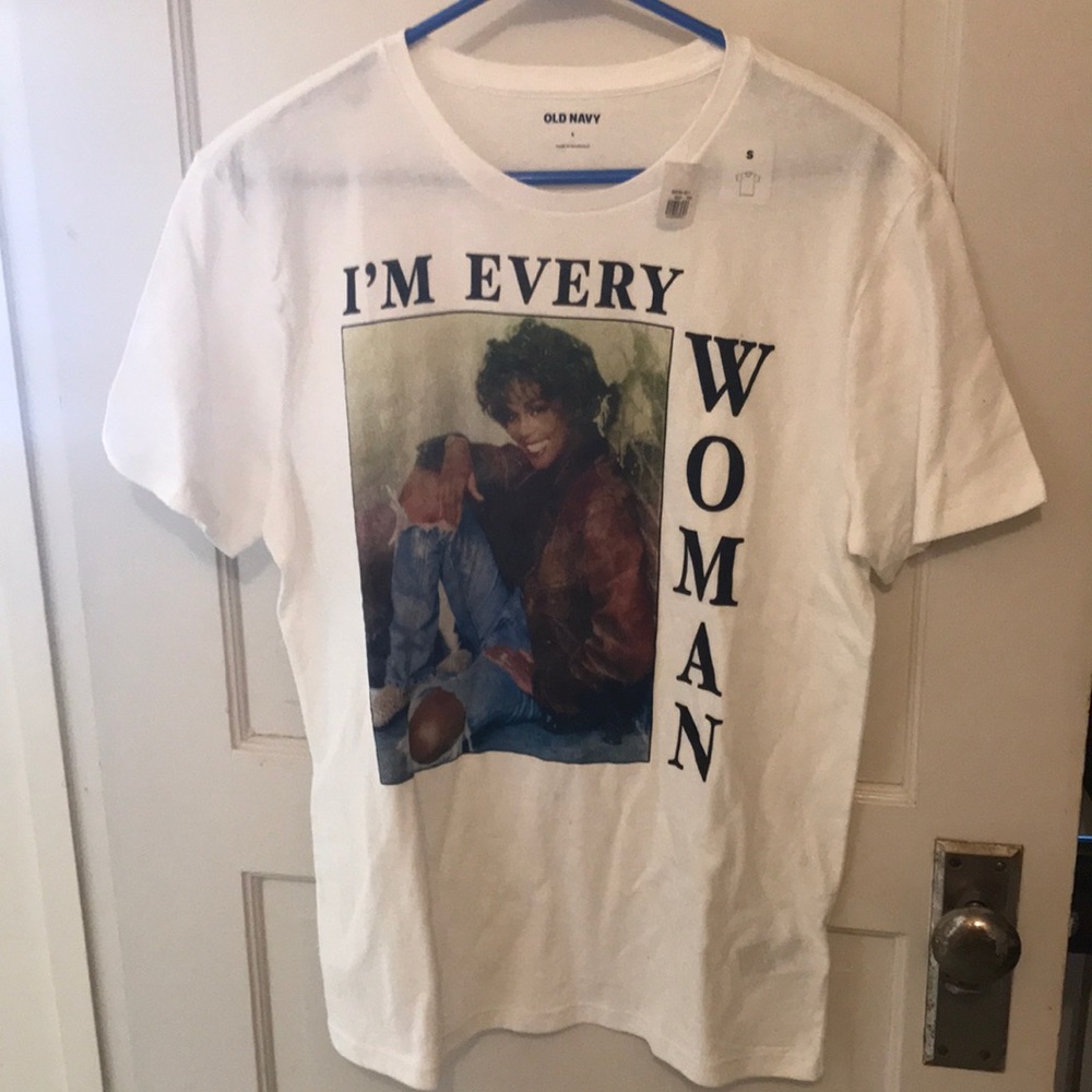 Throw back to the early 90s Whitney Houston t-shirt